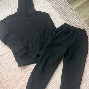 Comfit Women's Black Jogger Set